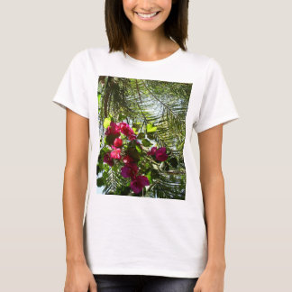T-shirt Fleurs et palmier