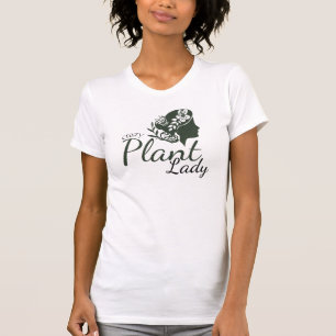 T-shirt Fleurs et papillons de la Plante folle Lady Silhou