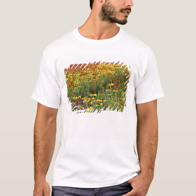 T-shirt Fleurs exposées aux jardins internationaux de la p (Devant)