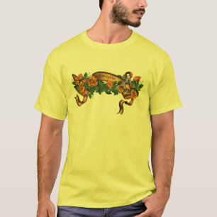 T-shirt Fleurs Fae d'orange de printemps