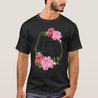 T-shirt Fleurs féminines 1973 Défendre la rue Droits des f