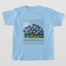 T-shirt Fleurs Fleurs de la journée de la bande de