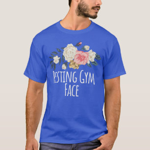 T-shirt Fleurs Florales Drôle Repose Gym Visage Dire Sarca
