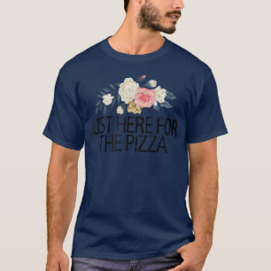 T-shirt Fleurs Florales Drôle Sarcastique Juste Ici Pour L