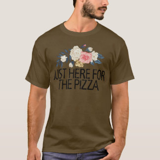 T-shirt Fleurs Florales Mignonne Amour Drôle Juste Ici Pou