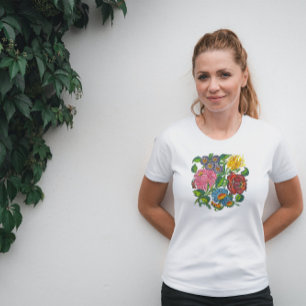 T-shirt fleurs hongroises