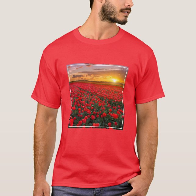 T-shirt Fleurs | Jardin botanique Hollande (Devant)