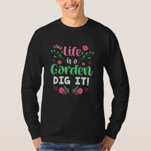 T-shirt Fleurs jardiner fleuriste Plante idée cadeau de fl