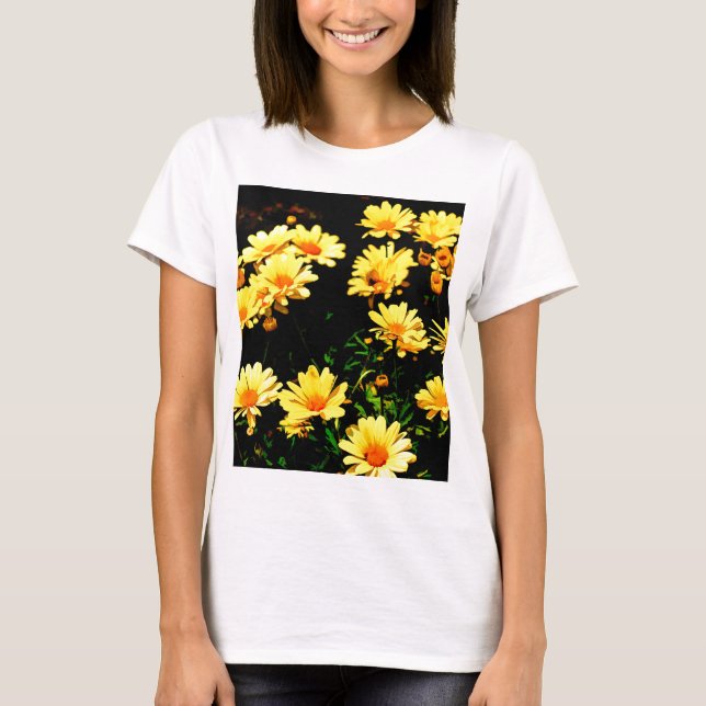 T-shirt Fleurs jaunes (Devant)