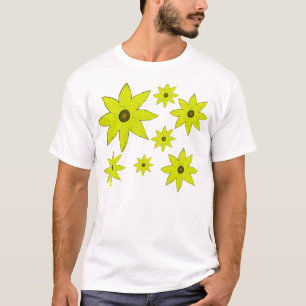 T-shirt Fleurs jaunes