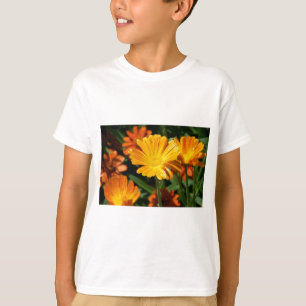 T-shirt Fleurs Jaunes Fleurs Art Paix Aimer Destiny
