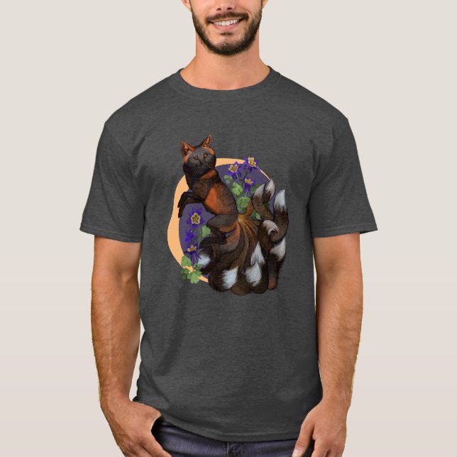T-shirt Fleurs Kitsune et Columbine (Devant)