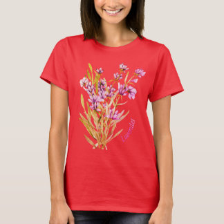 T-shirt Fleurs Levender