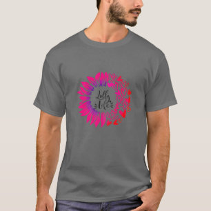 T-shirt Fleurs Lollylife Fleurs Coeur Saint-Valentin