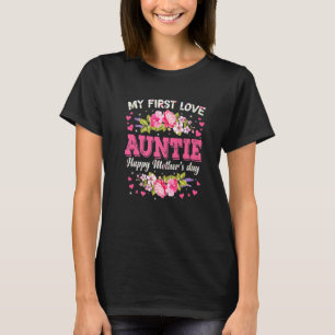 T-shirt Fleurs Ma première fille d'amour Femmes Bonne Mère