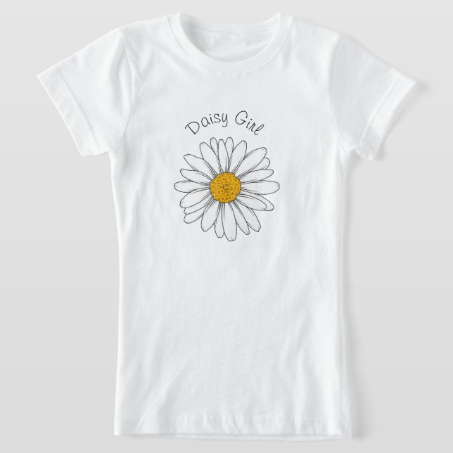 T-shirt Fleurs marguerites (Poser)