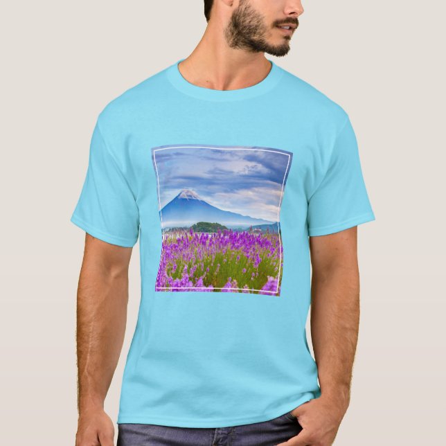 T-shirt Fleurs | Mont Fugi Japon (Devant)