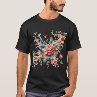T-shirt Fleurs || motif de fleurs || Fleur sauvage || fleu