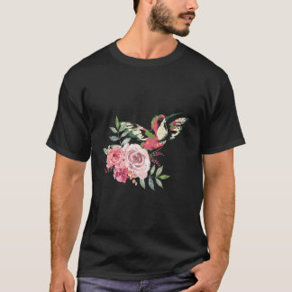 T-shirt Fleurs Nature Hummingbird Hummingbird