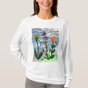 T-shirt Fleurs Notes musicales et joies