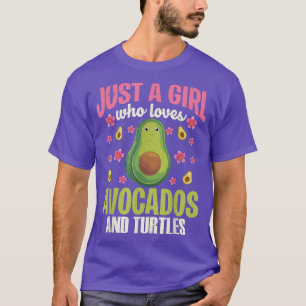 T-shirt Fleurs Océan Animal mignonne Avocado Amoureux Fill
