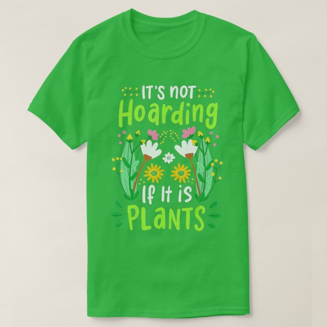 T-shirt Fleurs plantes jardiner jardinage drôle Cadeau (Design devant)