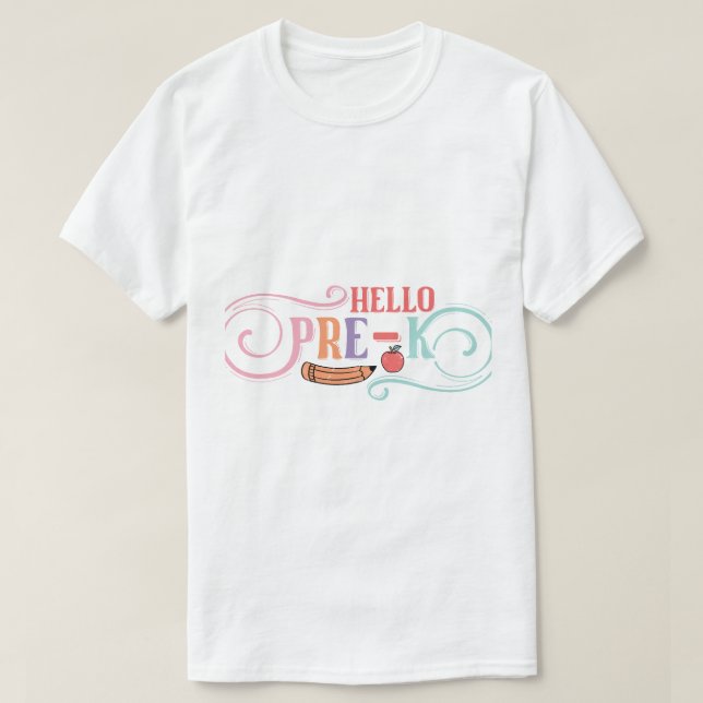 T-shirt Fleurs Pleines et Contour (Design devant)
