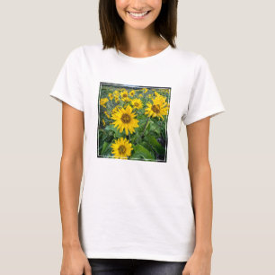 T-shirt Fleurs Rivière Balsomroot Columbia, Oregon
