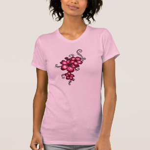 T-shirt Fleurs roses