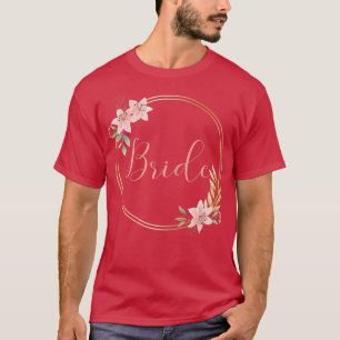 T-shirt Fleurs roses eucalyptus pour enterrement de vie de