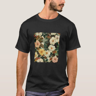 T-shirt Fleurs Roses vintages de Cherokee Graphique Floral