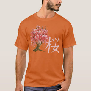 T-shirt Fleurs Sakura Printemps Fleurs de cerisiers Japona