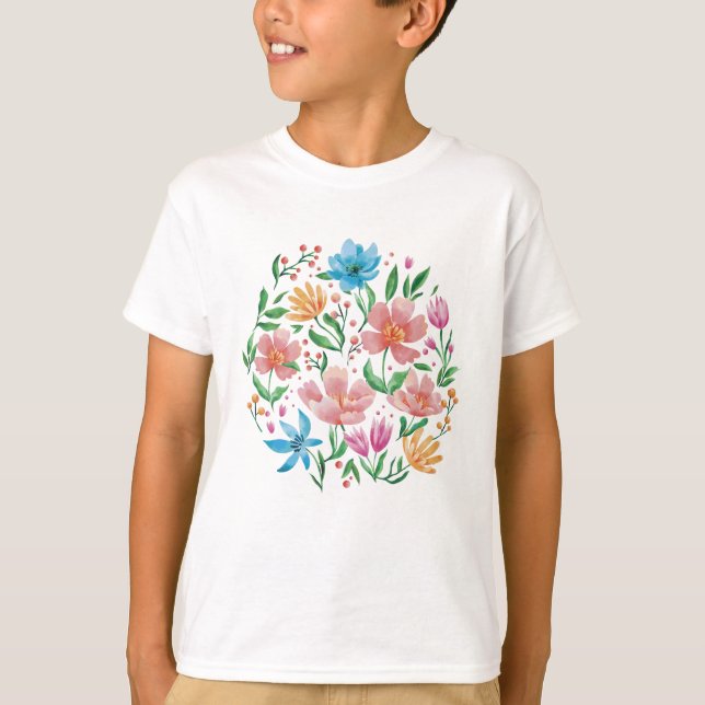 T-shirt Fleurs sauvages (Devant)