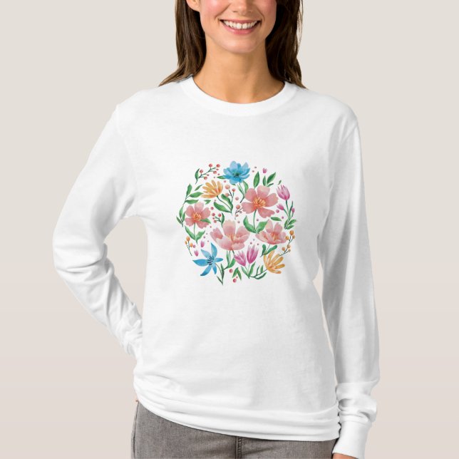 T-shirt Fleurs sauvages (Devant)