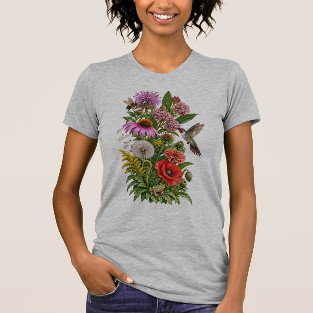T-shirt Fleurs sauvages (Devant)