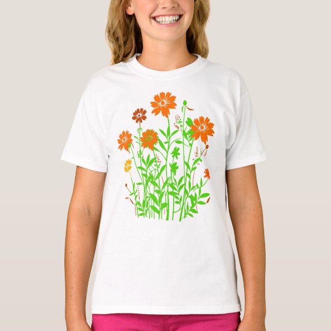 T-shirt Fleurs sauvages (Devant)