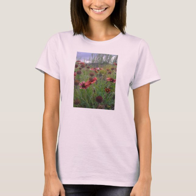 T-shirt fleurs sauvages (Devant)