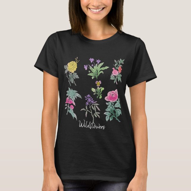 T-shirt Fleurs sauvages (Devant)