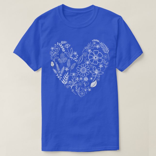 T-SHIRT FLEURS SAUVAGES 3 (Design devant)