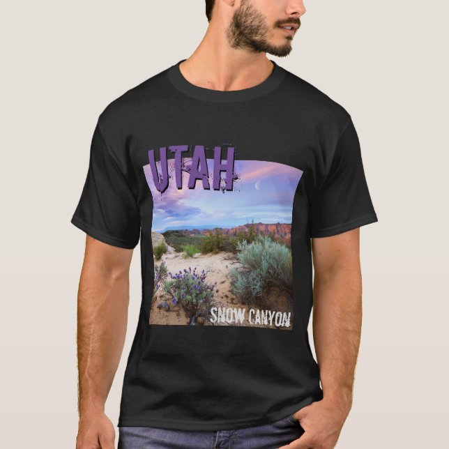 T-shirt Fleurs sauvages de Snow Canyon Utah (Devant)