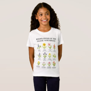 T-Shirt Fleurs sauvages du Nord-Ouest du Pacifique - Aquar