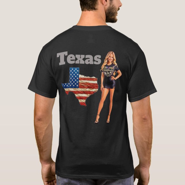 T-shirt Fleurs sauvages du TEXAS (Dos)
