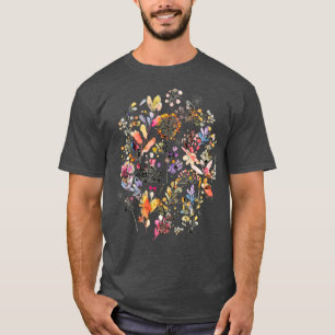 T-shirt Fleurs sauvages et aquarelle Plante Bot nature sau