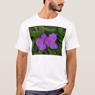 T-shirt Fleurs sauvages Fuchsia Spiderwort Cadeaux de Hot