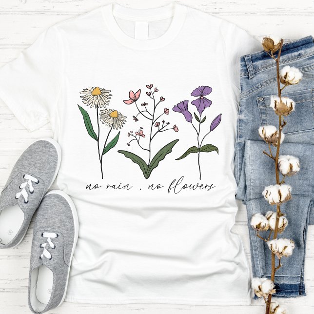 T-shirt Fleurs sauvages vintages (Créateur téléchargé)