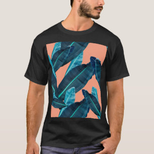 T-shirt Fleurs tropicales, arrière - plan sans couture bot