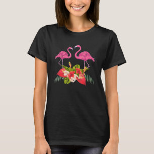 T-shirt Fleurs tropicales Zoo Animal Exotique Oiseau Aspir