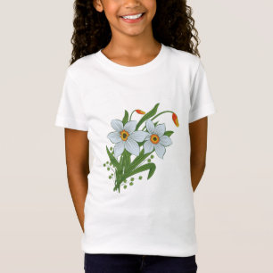 T-shirt Fleurs Tulipes et Jonquilles