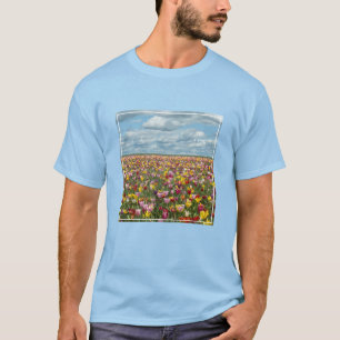 T-shirt Fleurs   Tulips Willamette Valley Oregon