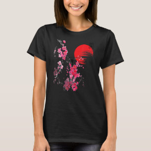 T-shirt Fleurs vintages de fleurs de cerisier Sakura Chêne